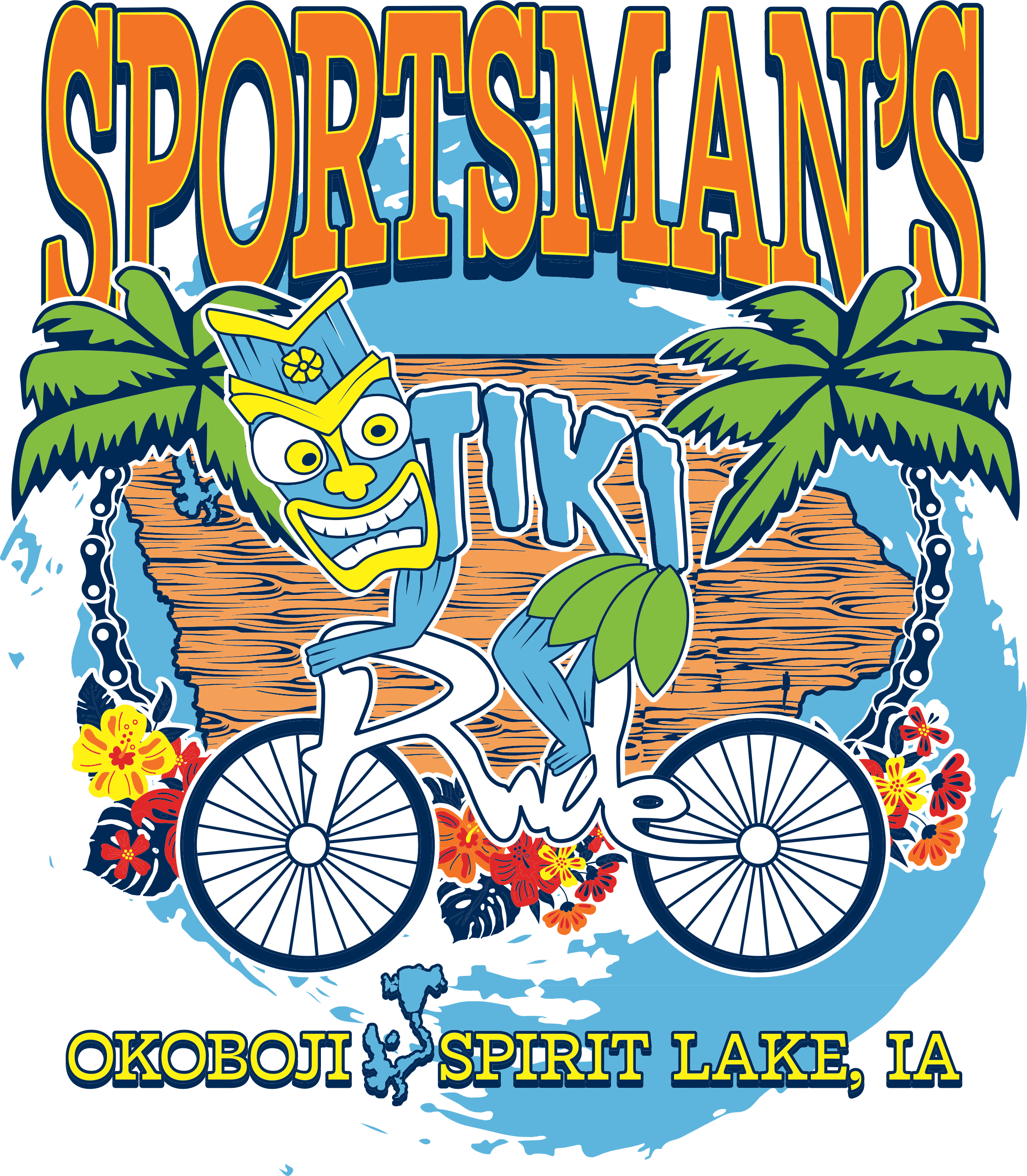 Sportsman Color vector artwork sample