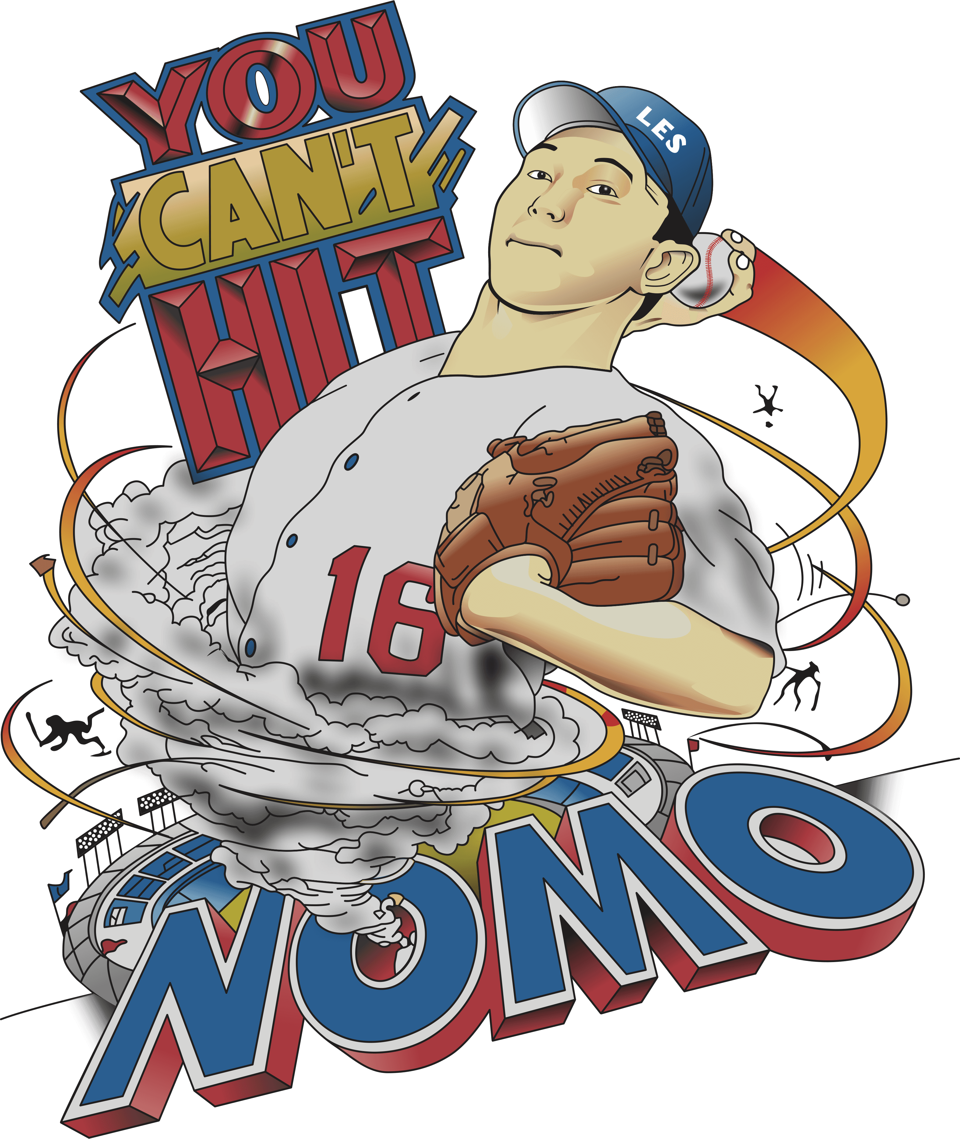 You Can't Hit vector artwork sample